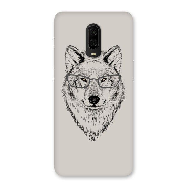 Nerdy Wolf Back Case for OnePlus 6T