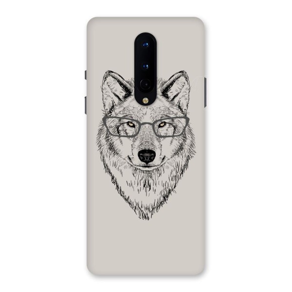 Nerdy Wolf Back Case for OnePlus 8