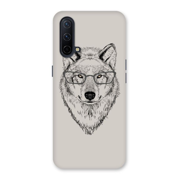 Nerdy Wolf Back Case for OnePlus Nord CE 5G