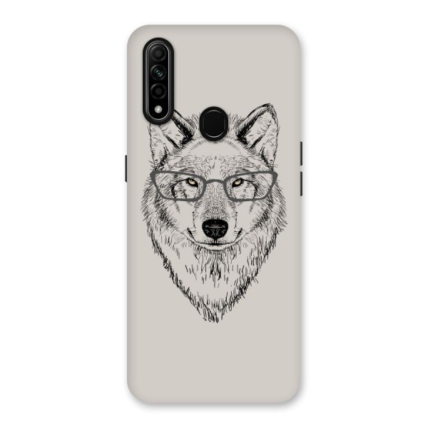 Nerdy Wolf Back Case for Oppo A31