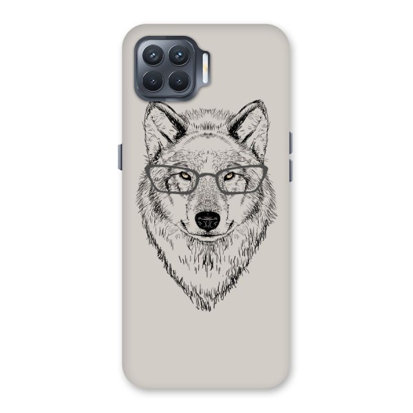 Nerdy Wolf Back Case for Oppo F17 Pro