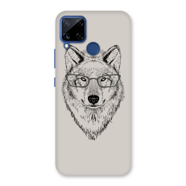 Nerdy Wolf Back Case for Realme C12