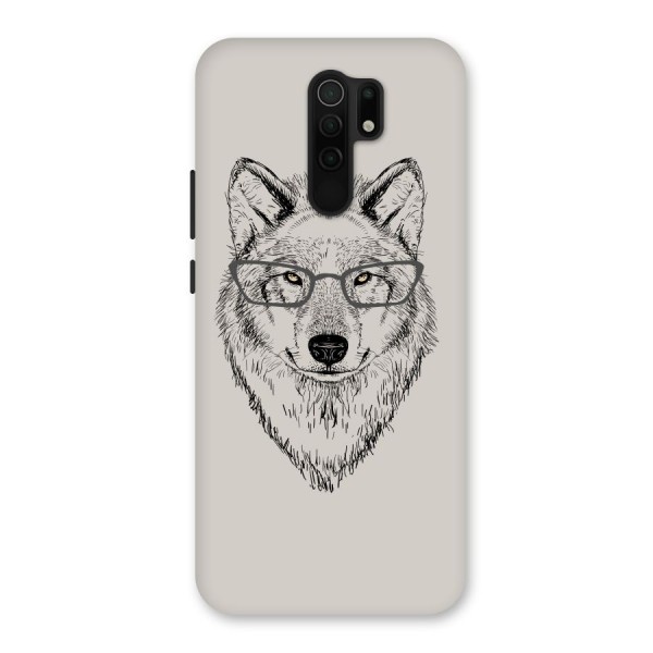 Nerdy Wolf Back Case for Redmi 9 Prime