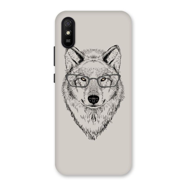 Nerdy Wolf Back Case for Redmi 9i