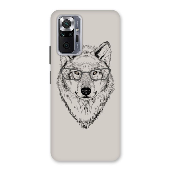 Nerdy Wolf Back Case for Redmi Note 10 Pro
