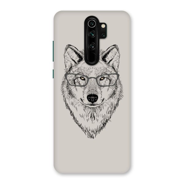 Nerdy Wolf Back Case for Redmi Note 8 Pro