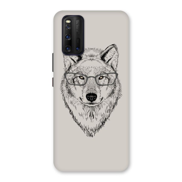 Nerdy Wolf Back Case for Vivo iQOO 3