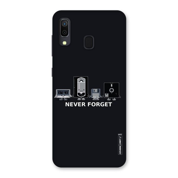 Never Forget Back Case for Galaxy A20