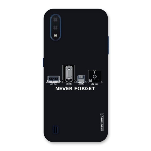 Never Forget Back Case for Galaxy M01