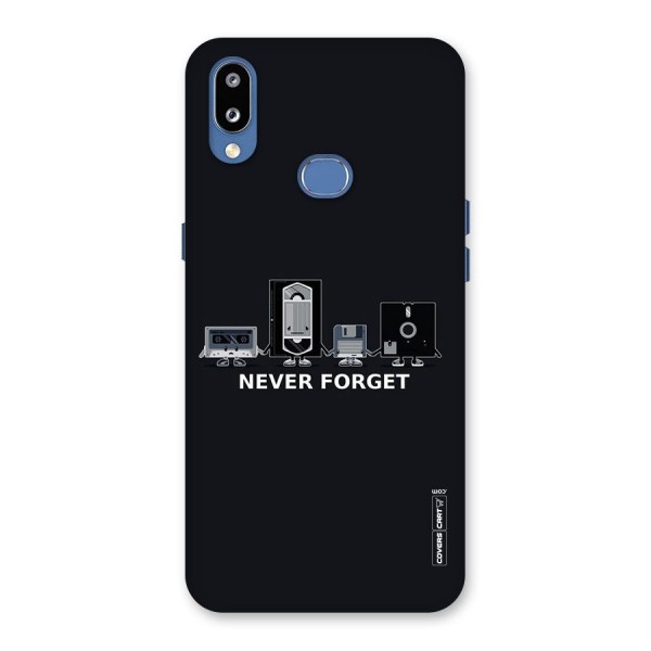 Never Forget Back Case for Galaxy M01s