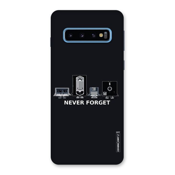 Never Forget Back Case for Galaxy S10