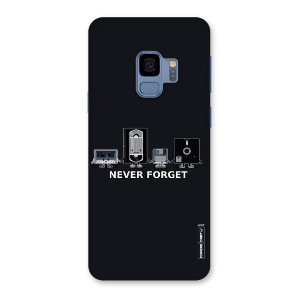 Never Forget Back Case for Galaxy S9