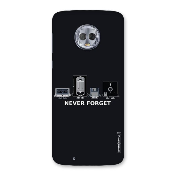 Never Forget Back Case for Moto G6