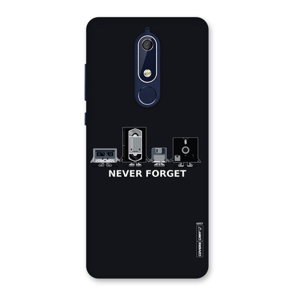 Never Forget Back Case for Nokia 5.1