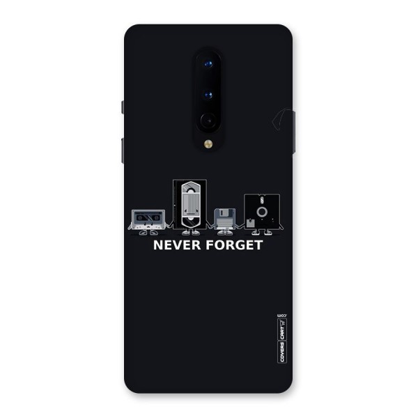 Never Forget Back Case for OnePlus 8