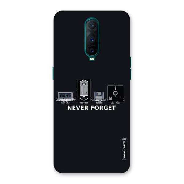 Never Forget Back Case for Oppo R17 Pro