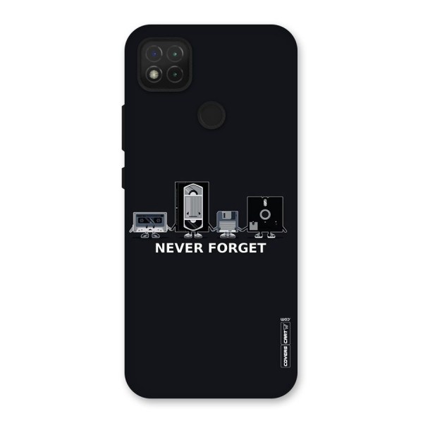 Never Forget Back Case for Redmi 9C