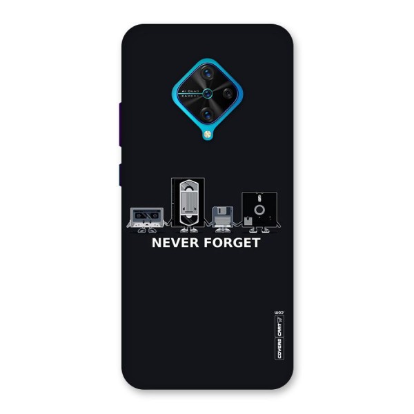 Never Forget Back Case for Vivo S1 Pro