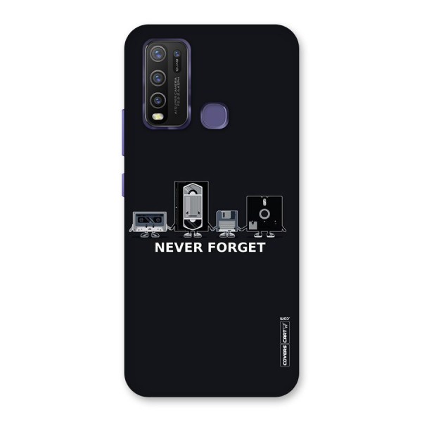 Never Forget Back Case for Vivo Y30