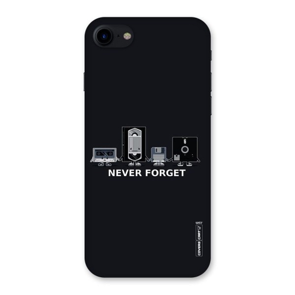 Never Forget Back Case for iPhone SE 2020