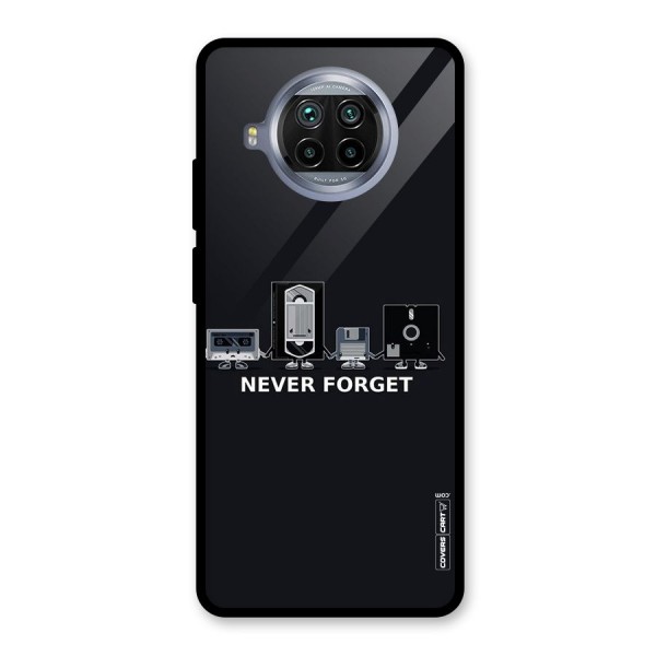 Never Forget Glass Back Case for Mi 10i