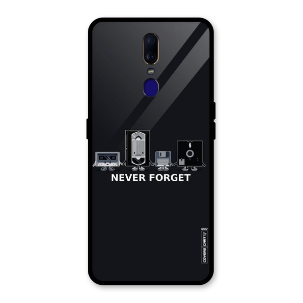 Never Forget Glass Back Case for Oppo F11