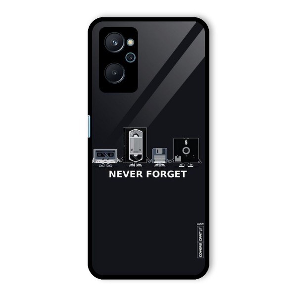 Never Forget Glass Back Case for Realme 9i