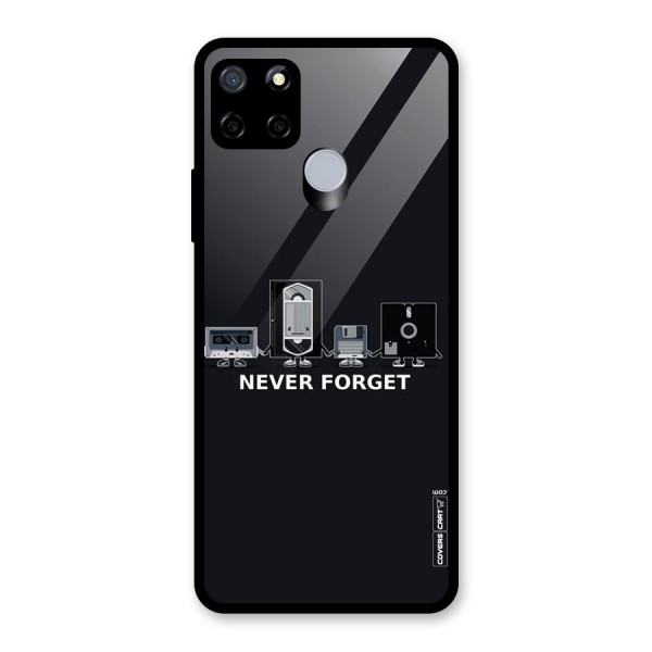 Never Forget Glass Back Case for Realme C12