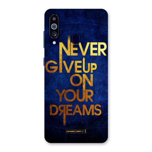 Never Give Up Back Case for Galaxy A60