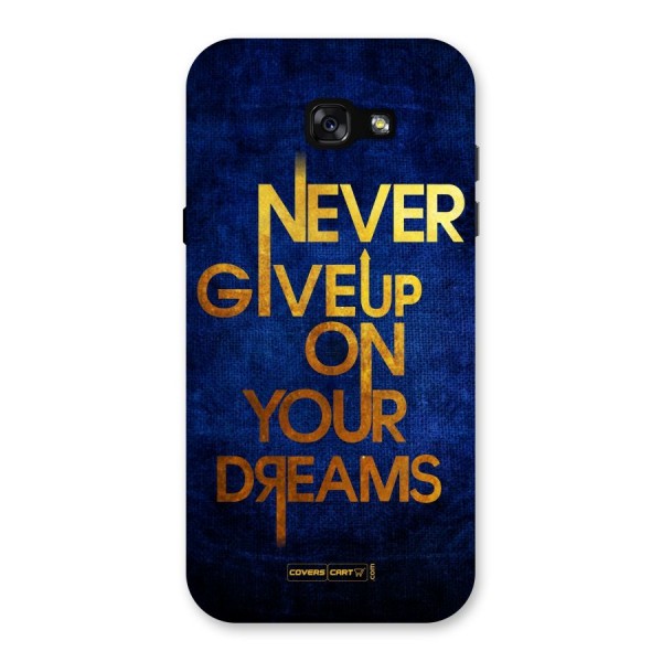 Never Give Up Back Case for Galaxy A7 (2017)