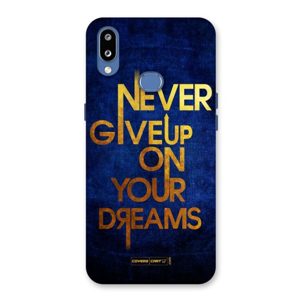 Never Give Up Back Case for Galaxy M01s