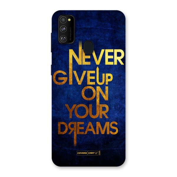 Never Give Up Back Case for Galaxy M21