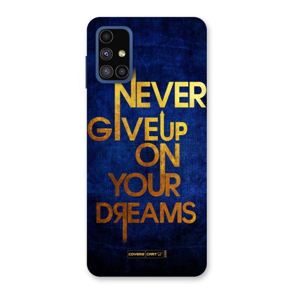 Never Give Up Back Case for Galaxy M51