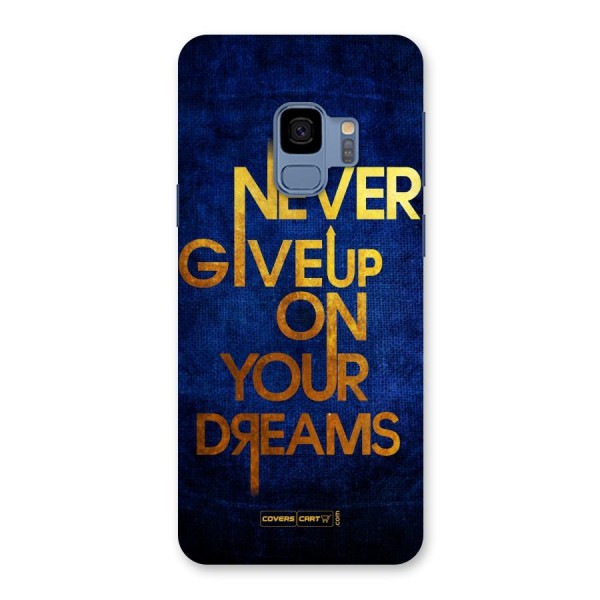 Never Give Up Back Case for Galaxy S9