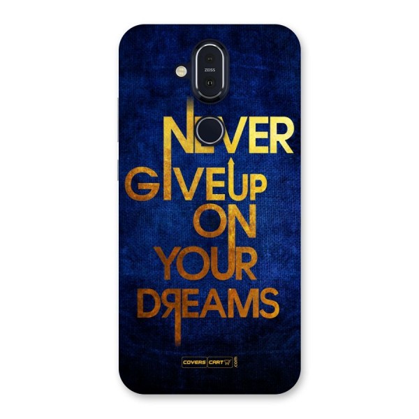 Never Give Up Back Case for Nokia 8.1