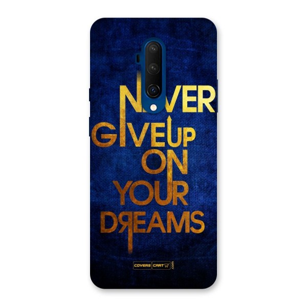 Never Give Up Back Case for OnePlus 7T Pro