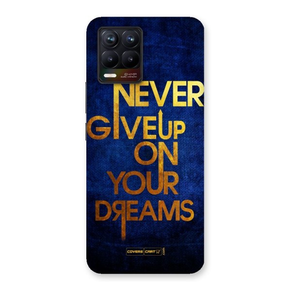 Never Give Up Back Case for Realme 8