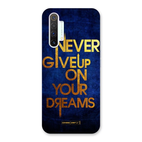 Never Give Up Back Case for Realme X3