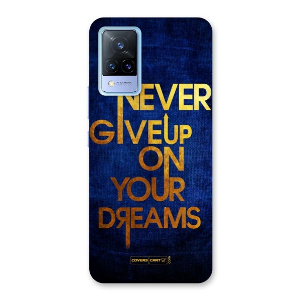 Never Give Up Back Case for Vivo V21 5G