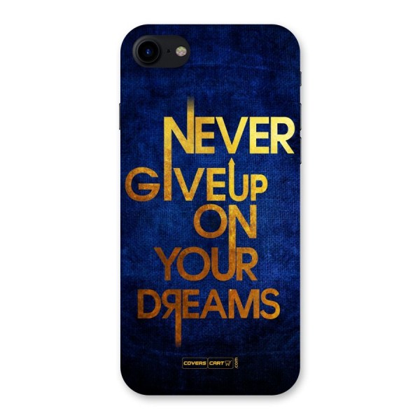 Never Give Up Back Case for iPhone SE 2020