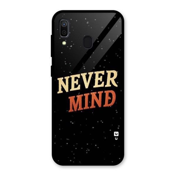 Never Mind Design Glass Back Case for Galaxy A30