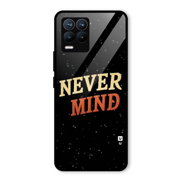 Never Mind Design Glass Back Case for Realme 8