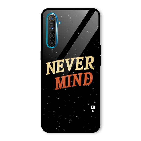 Never Mind Design Glass Back Case for Realme XT