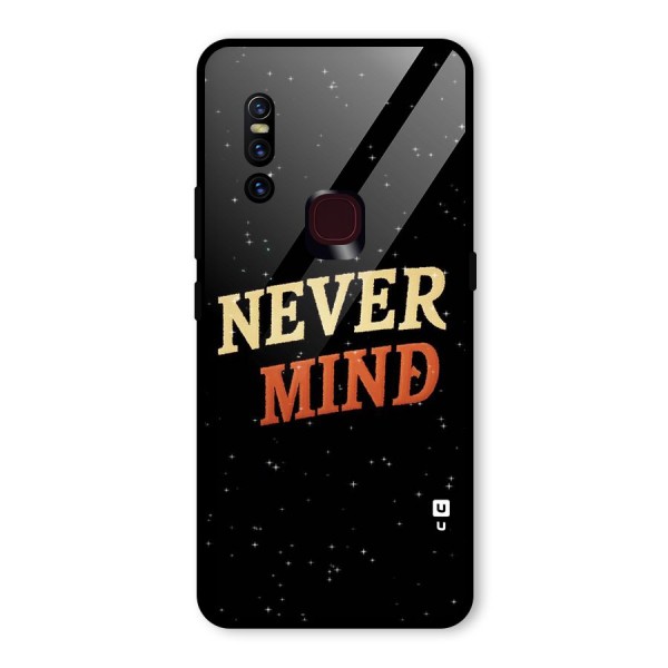 Never Mind Design Glass Back Case for Vivo V15