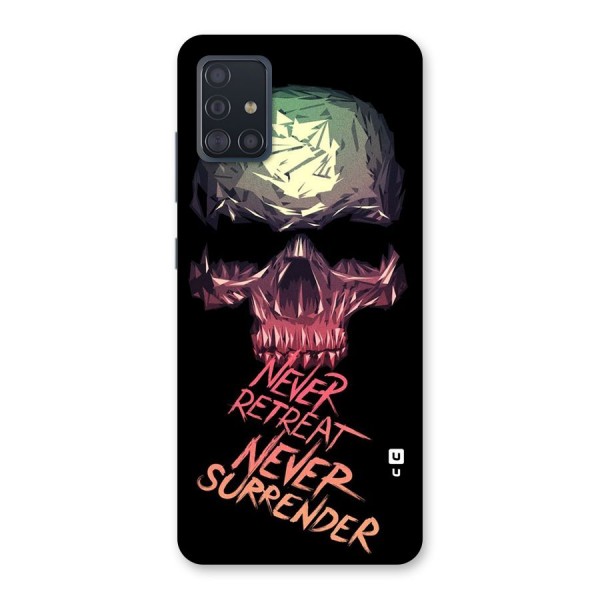 Never Retreat Back Case for Galaxy A51