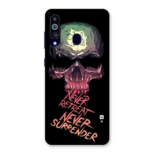 Never Retreat Back Case for Galaxy A60