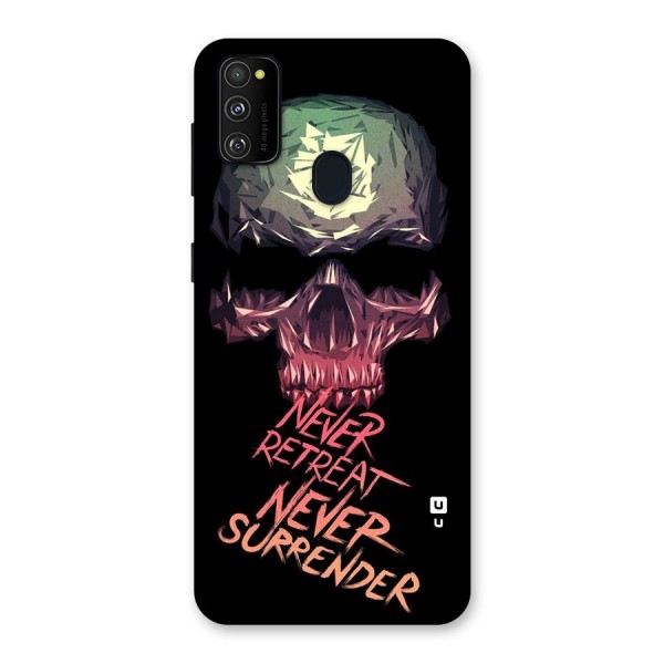 Never Retreat Back Case for Galaxy M21