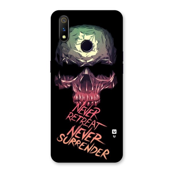 Never Retreat Back Case for Realme 3 Pro