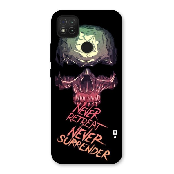 Never Retreat Back Case for Redmi 9C