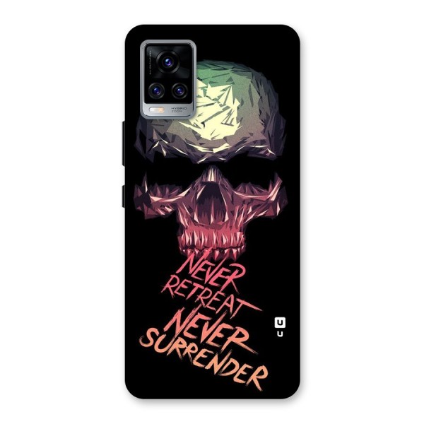 Never Retreat Back Case for Vivo V20 Pro